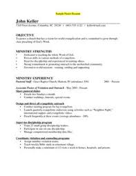 7 Best Resume S Images Resume Examples Pastor Resume