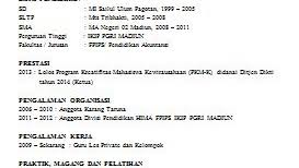 Pnm meekar dengan posisi account officer. Contoh Surat Lamaran Kerja Lengkap Dengan Curriculum Vitae Microsoft Word