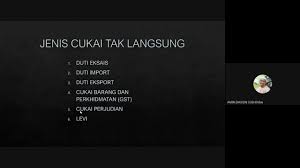 Cukai barang dan perkhidmatan sst; Ekonomi Form 5 Bab 1 3 Hasil Kerajaan Cukai Tak Langsung Jenis Jenisnya Bersama Cikgu Amin Youtube