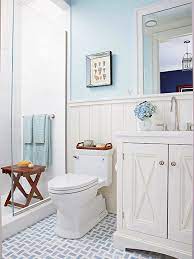 Bathroom Tour Blue White Cottage Style Cottage Style Bathrooms White Bathroom Decor Cottage Bathroom Design Ideas
