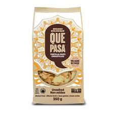 Que Pasa Organic Tortilla Chips Unsalted 350g London Drugs