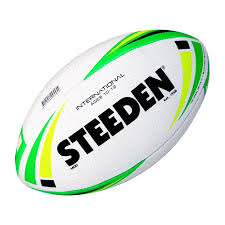 The ball used in rugby league matches is approximately 27 cm (11 in) long and 60 cm (24 in) in an nrl ball is also descendant from rugby and was identical except now rugby league has gone one. Rhsports