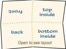 The book fold layout sets you up for printing your masterpiece automatically in the correct order, ready for folding and binding. 25 Best Blank Quarter Fold Card Template For Word Maker With Blank Quarter Fold Card Template For Word Cards Design Templates