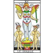 El diablo es una carta del tarot que forma parte de los arcanos mayores de la baraja, de hecho, esta ilustración es el arcano mayor número 15, y a pesar de que bajo su interpretación existen multitud de. El Diablo Xv Tarot Y Cartas