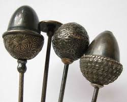 Sterling Silver Hatpins From The Edwardian Period Circa 1910 Hat Pins Antique Hats Hats Vintage
