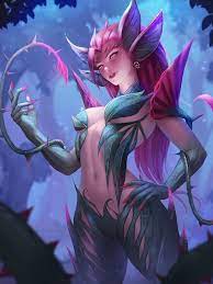 Queen Of Thorns Zyra An Art Print By Casper Hansen In 2022 League Of Legends Characters Zyra League Of Legends League Of Legends