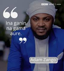Tauraron fina-finan Hausa Adam Zango ya bayyana hakan a cikin wani bidiyon  da ya dauka wanda ke yawo kan Intanet. A cikin bidiyon, ya zargi matarsa  Safeeya da yin wasu abubuwa da