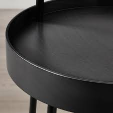 Burvik Beistelltisch Schwarz Ikea Osterreich Black Side Table Side Table Ikea