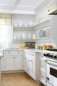 wraparound kitchen shelves cottage