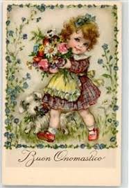 Descubra toda a carreira de raoul bova. Kind Hund Blumen Namenstag Namenstag Kinder Karten