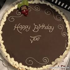 Birthday Cake Image Gallery With Name Happy Birthday Joe Cakes Cards Wishes Happy Birthday Cake Writing Birthday Cake Writing Birthday Cake Write Name