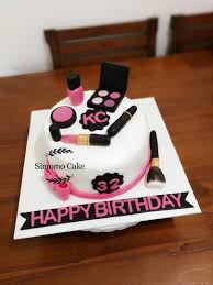 makeup birthday cakes pictures