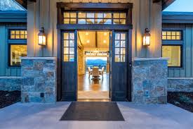 Click here to see what's included in custom house plans. Silver Gate Ranches Park City Utah Rustic Entry Salt Lake City By Artisans Custom Home Design Houzz