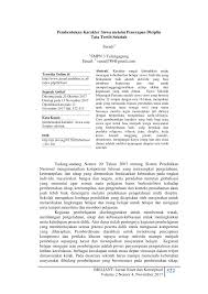 Dan (3) apa faktor penghambat penanaman budaya disiplin terhadap. Pdf Pembentukan Karakter Siswa Melalui Penerapan Disiplin Tata Tertib Sekolah