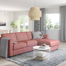 Gut erhaltenes schlafsofa in schönem rot. Vimle 3er Sofa Mit Recamiere Dalstorp Bunt Ikea Deutschland