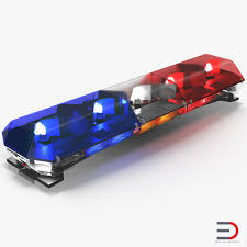 Police Lightbar 3d Model 3d Model Bar Lighting Model