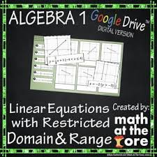 Linear Equation Graphs With Restricted Domain And Range Google Slides In 2020 Graphing Linear Equations Linear Equations Graphing