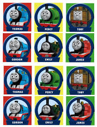 Birthday Thomas The Train Printables Thomas The Train And Friends Cupcake Toppers Instant Download Thomas Train Birthday Thomas Birthday Thomas The Train Party