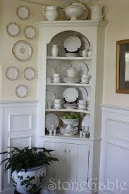 Thrift a piece that fits your space and make it seem like it has been there all. Primitive Rustic Corner Cabinet Pantry Country Kitchen Cottage Furniture Glass Ebay Maybe Som Dining Room Corner Corner Cabinet Dining Room Dining Room Small