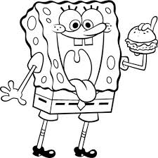 Bob Esponja Para Colorear Png