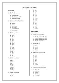 Calcule O Valor Numérico Das Seguintes Expressões Algébricas Pin Em Potenciacao E Radiciacao