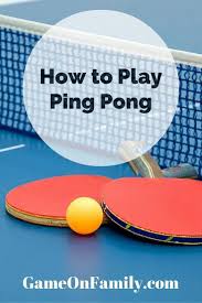 No Game Room Is Complete Without Ping Pong Aka Table Tennis Learn How To Play Ping Pong And The Ping Pong Rules At Www Gam Ping Pong Table Tennis Tennis Serve