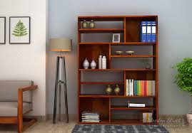 Sophisticated Solid Wood Modern Bookshelves From Wooden Street We Offer A Variety Of Styles Including Corner Shelves Kitchen Interior Design Modern Furniture