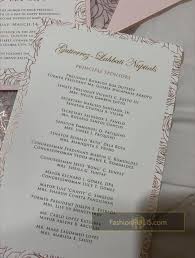 Free 54 free checklist samples templates in word pdf. Fashion Pulis Wedding Invitation Of Richard Gutierrez And Sarah Lahbati