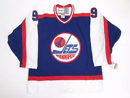 Winnipeg jets prподлинная учетная запись @wpgjetspr. Bobby Hull Winnipeg Jets Vintage Ccm Hockey Jersey Size Medium Ebay
