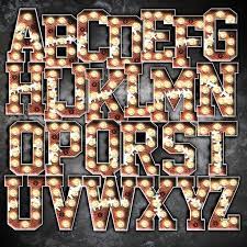 3d Digital Art Football Letter Png Bundle Pack Marquee Letters Vintage Marquee Letters Rustic