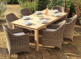 Ardeche Dining Teak Table Outdoor Teak Outdoor Outdoor Patio Furniture
