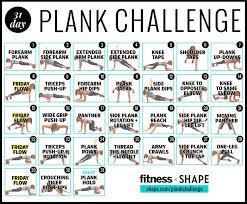 30 Day Plank Challenge Chart Inspirational 30 Day Plank