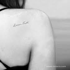 Amor Fati Temporary Tattoo Set Of 3 Amor Fati Tattoo Inspirational Tattoos Tattoo Set