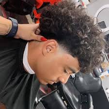 The 5 Best Taper Fade Blowout Haircuts For 2020 Cool Men S Hair Fade Haircut Curly Hair Blowout Haircut Curly Taper Fade Hard part comb over with fade. fade haircut curly hair