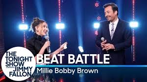 Stranger Things Season 1 Recap Millie Bobby Brown Lyrics Beat Battle With Millie Bobby Brown Youtube Millie Bobby Brown Bobby Brown Millie Bobby Brown Singing