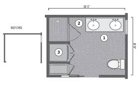 If you have a bigger space available the master bathroom floor plans are worth a look. Small Bathroom Layout Ideas That Work This Old House