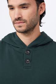 Treefleece 1/4 Button Hoodie