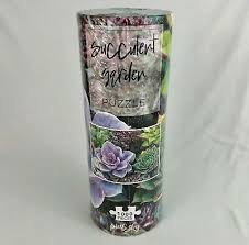 Pink Sky Succulent Garden Puzzle 1000 Pieces 19 X 26 New Sealed Ebay