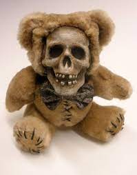 Bad Benjamin Bear Teddy Bear Skeleton Wild Thing Clarissa Callesen Halloween Doll Scary Dolls Creepy Toys