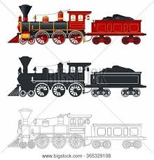 736x568 diesel train coloring pages to print diesel train coloring pages. Vintage Steam Vector Photo Free Trial Bigstock