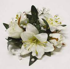 Lololll Gardenia Candles Wedding Ceremony Accessories Floral Candle Rings