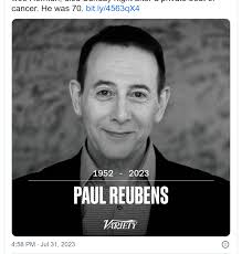 Paul Reubens Rememberance Thread