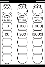 skip counting by 10 100 and 1000 free printable