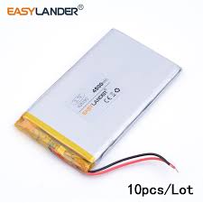 Charging guide for maximum endurance. á‚10pcs Lot 3 7v 4500mah 3 7v 626190 Lithium Polymer Batteries 7 Inch Tablet Pc Battery Li Ion Battery Tablet Pc Tab A338