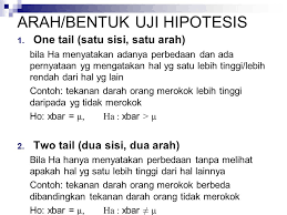 Hipotesis tersebut harus diuji dengan pengujian dua arah. Pengujian Hipotesis Mugi Wahidin M Epid Prodi Kesehatan Masyarakat Ppt Download