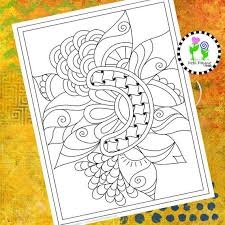 Please check out my latest design just in time for my original abstract art, digital painting and design. Abstract Doodle Design 14 Instant Download Coloring Page Etsy Doodle Designs Coloring Pages Doodles
