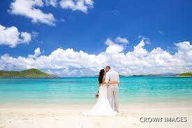St Thomas Wedding Lindquist Beach Crown Images St Thomas Wedding Crown Images St Thomas