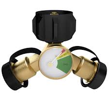 Related:propane gas cylinder used propane tanks gas grill propane tank lp gas 1 lb cylinder tank propane refill adapter gas 1lb to 20lb propane tank hose adapter kit hose lp gas heater grill stove bbq. Grill Parts Zone Propane Splitter Tee Adapter With Tank Gauge Level Indicator Best Buy Canada