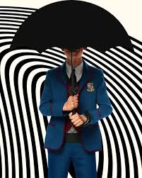 Number Five Blue Wool The Umbrella Academy S02 Uniform Blazer