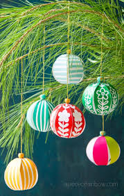 We are in love with all these dainty bows. Beautiful Diy Paper Christmas Ornaments In 5 Minutes A Piece Of Rainbow